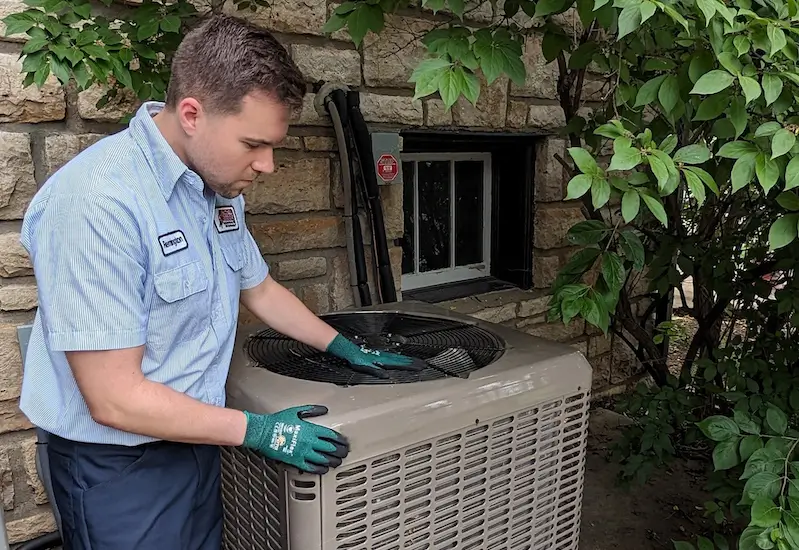 Technical working on AC Install